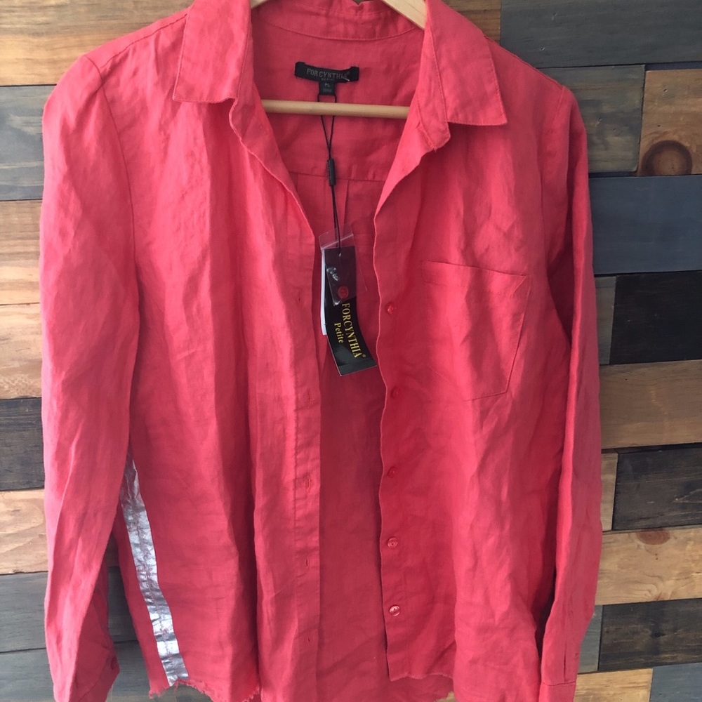 For Cynthia Petit Linen blouse!!